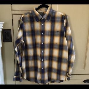 Men’s RVCA button down long sleeve shirt